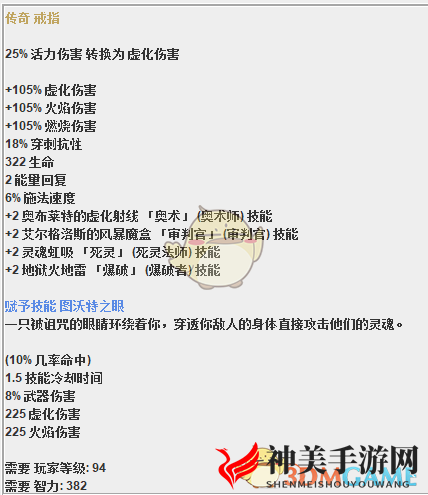 《恐怖黎明》葫芦娃戒指属性一览