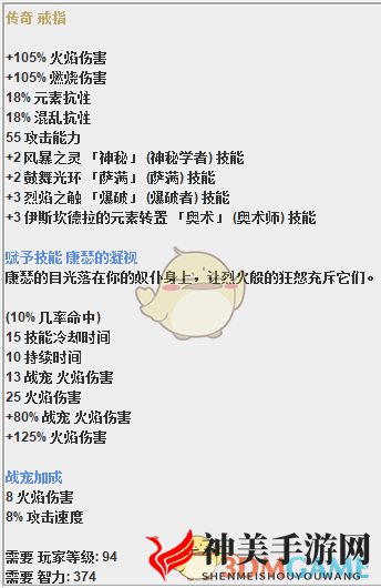 《恐怖黎明》葫芦娃戒指属性一览