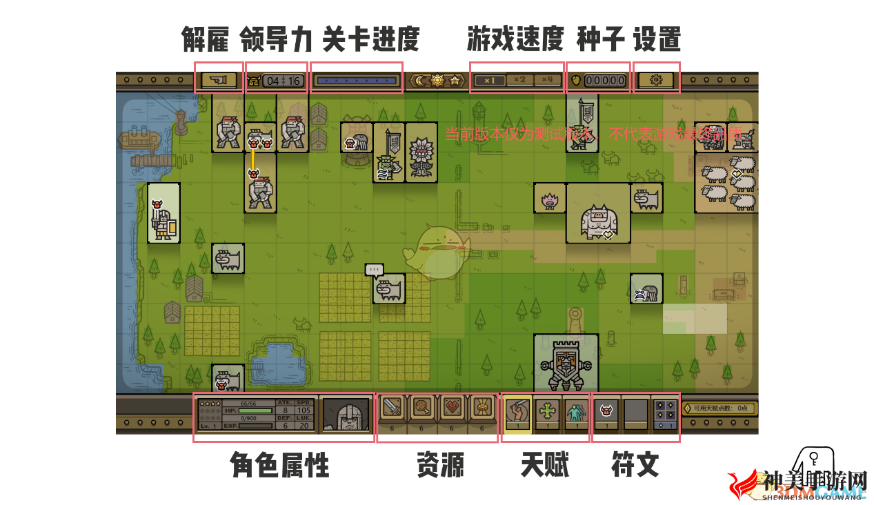 《军团》游戏界面介绍 名词解释一览